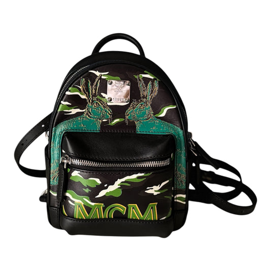MCM Stark Mini Backpack - RABBIT PRINT