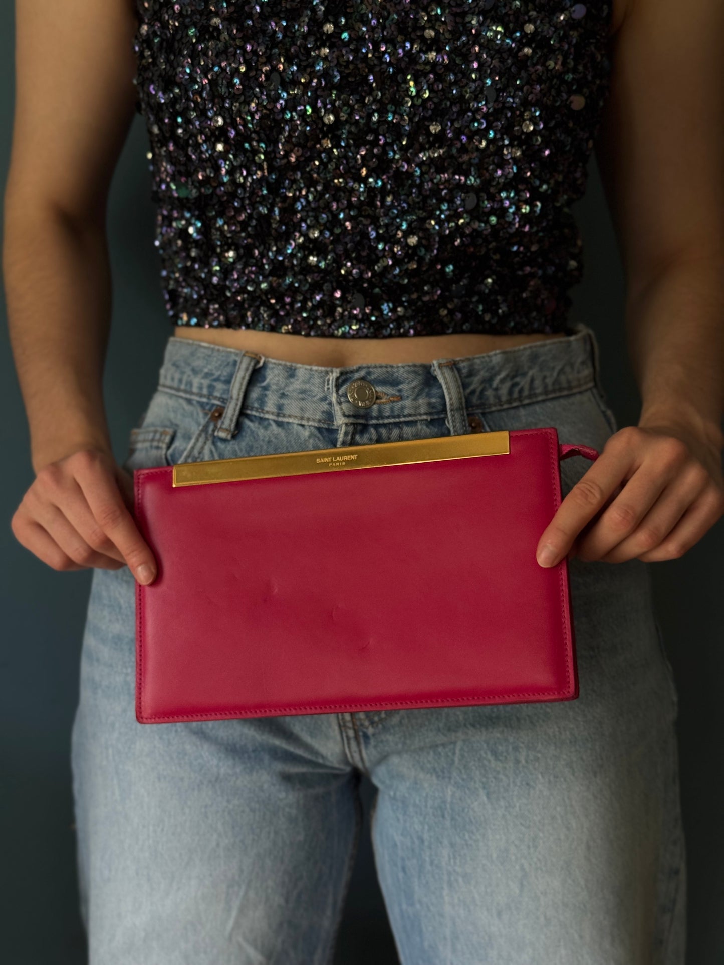 Saint Laurent - Lutetia Clutch