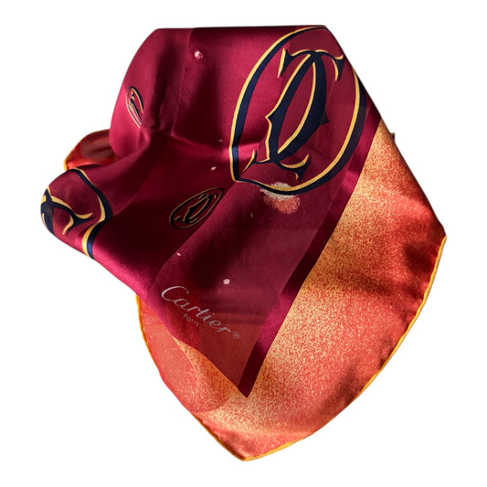 Cartier Seidentuch Vintage